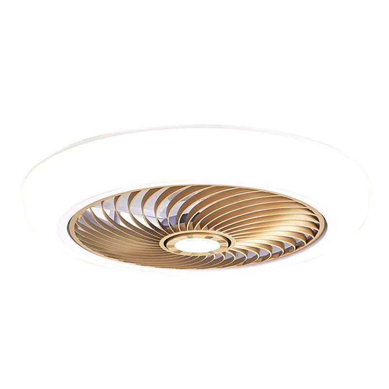 风扇灯静音简约吸顶灯带电风扇吊灯一体卧室餐厅灯110V日规