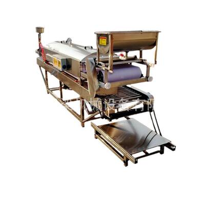 多功全自动PTQ凉皮机商用大型蒸汽式皮机果能仿手工蔬凉皮米机厂