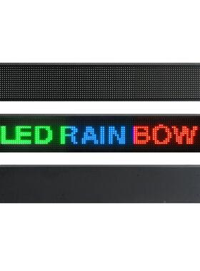 门字头幕led广告动显示屏p1子0户外防水滚走字招牌电屏