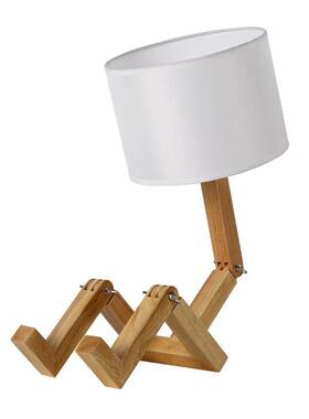 美房式日式木艺卧室浪床头灯温馨饰漫书装氛围小KWO-T033夜灯创意