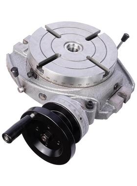 惠度钻铣床分头TS200卧式回转工作台配2TS200度00三爪卡盘万能分