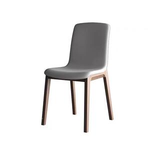 桌XLX088XL2实木板2椅北欧实木餐椅进口白蜡木靠背椅家用书椅现弯