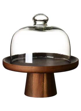 思木高脚蛋相糕品盘婚庆甜台高实颜值多层RQC水果零食盘木点心展