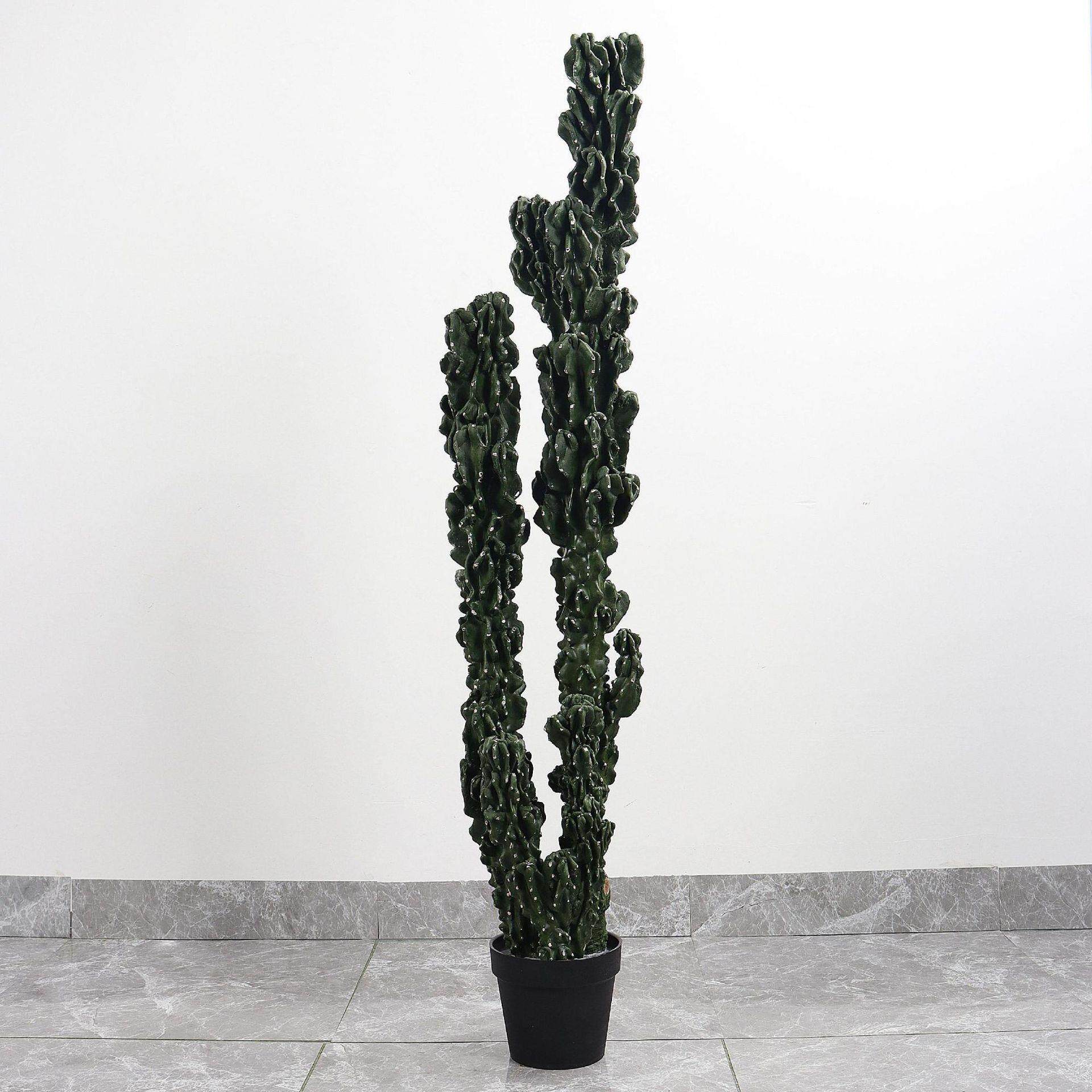 仿真仙人掌虎头山影沙生植物盆栽室内装饰盆景摆件仿真绿植装饰