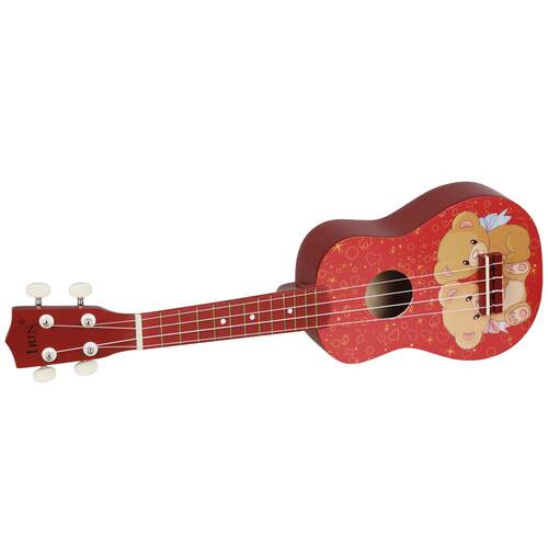 21寸尤克里里迷你小熊木质小吉他初学入门乐ukulele乌克丽丽