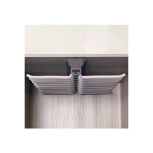 防滑架伸缩内滑Y-050衣柜置轨抽拉式柜内顶装双排裤架裤架抽拉式