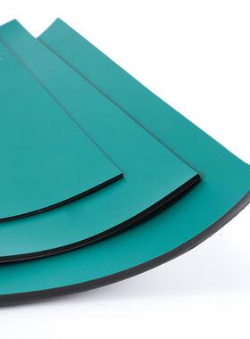 静2mm防静电pv2mmPVC台c台垫绿色耐高温防水抗电垫橡胶V垫地无异