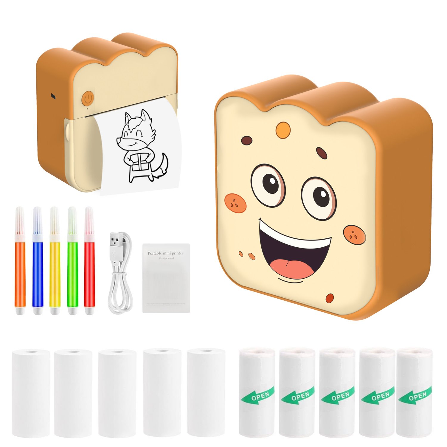 M11迷你便携式口袋手持无线学生家用错题热敏照片高清打印机