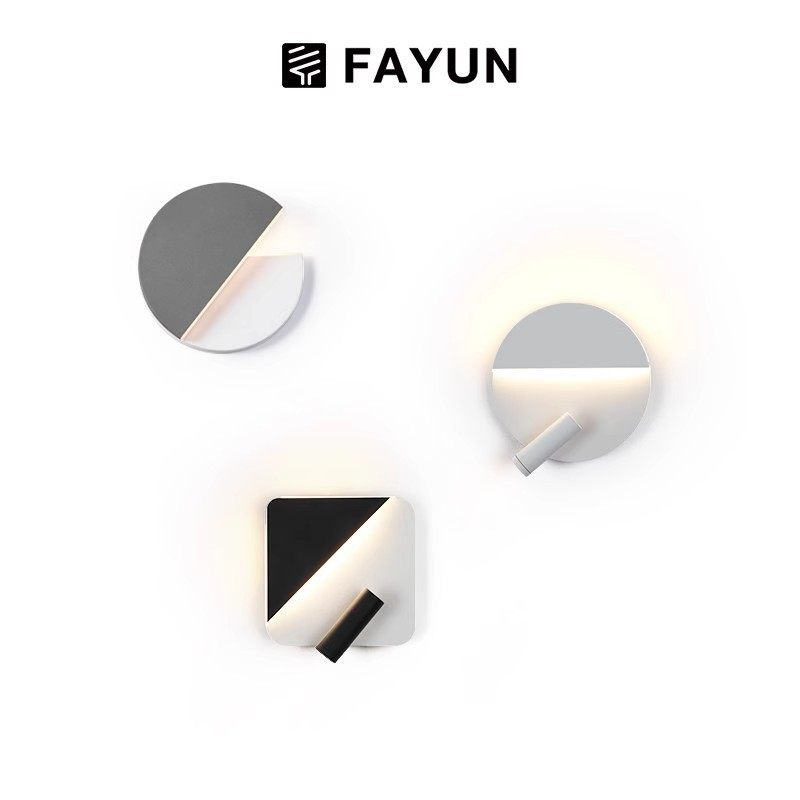 法韵led床头壁灯极简卧室走廊过道轻奢高级创意阅读灯设计师墙灯