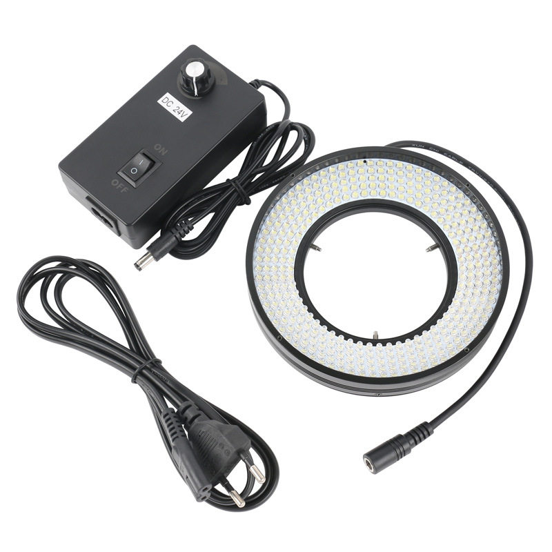 320颗灯珠铝合金LED环型灯 数码电子显微镜光源 体视显微镜补光灯