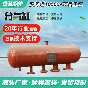 分气缸卧式蒸汽锅炉辅机配件不锈钢循环分流分水器焊接式换热