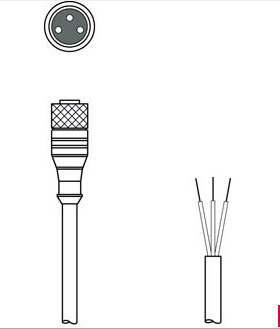 K-D M8W-4P-10m-FAB  K-D M12A-4P-2m-FAB  K-D M12A-4P-5m-FAB