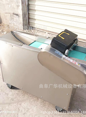 304不锈钢黄瓜切丝机 苦瓜黄瓜切片机 长茄子切斜片设备