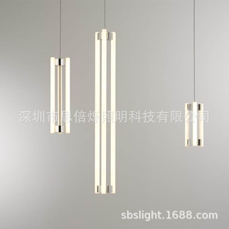 简约现代中古三角铁艺长条卧室床头餐厅客厅设计师床头柜装饰灯具