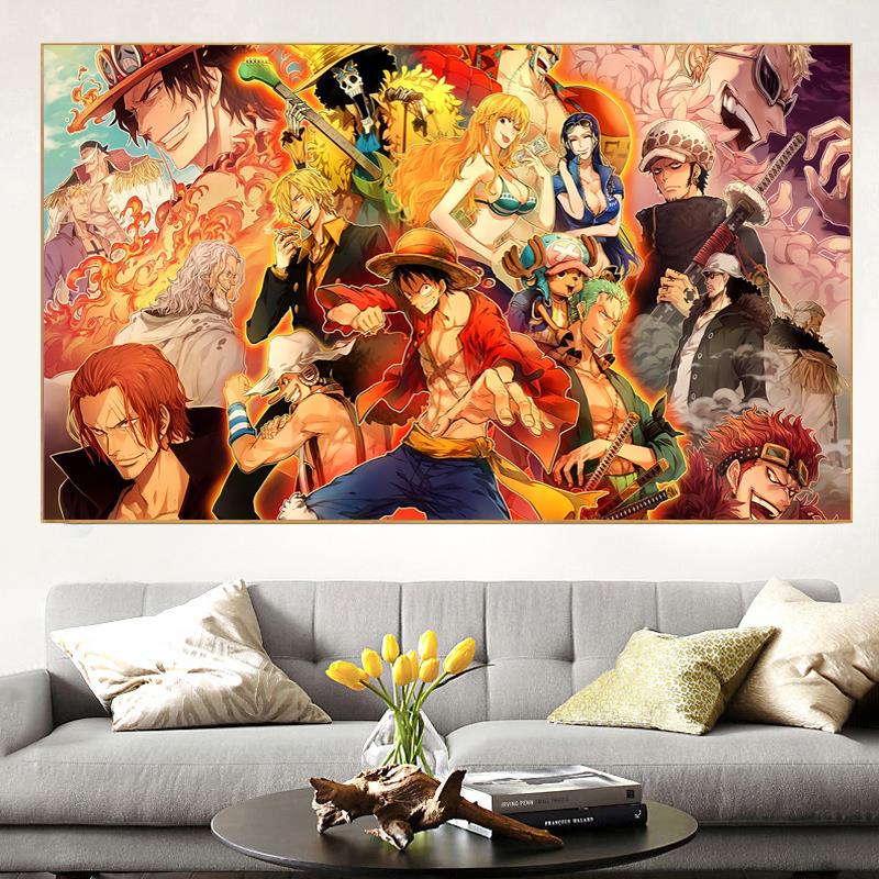 钻石画2025新款卡通动漫海贼王5d贴钻十字绣大幅客厅卧室床头满钻