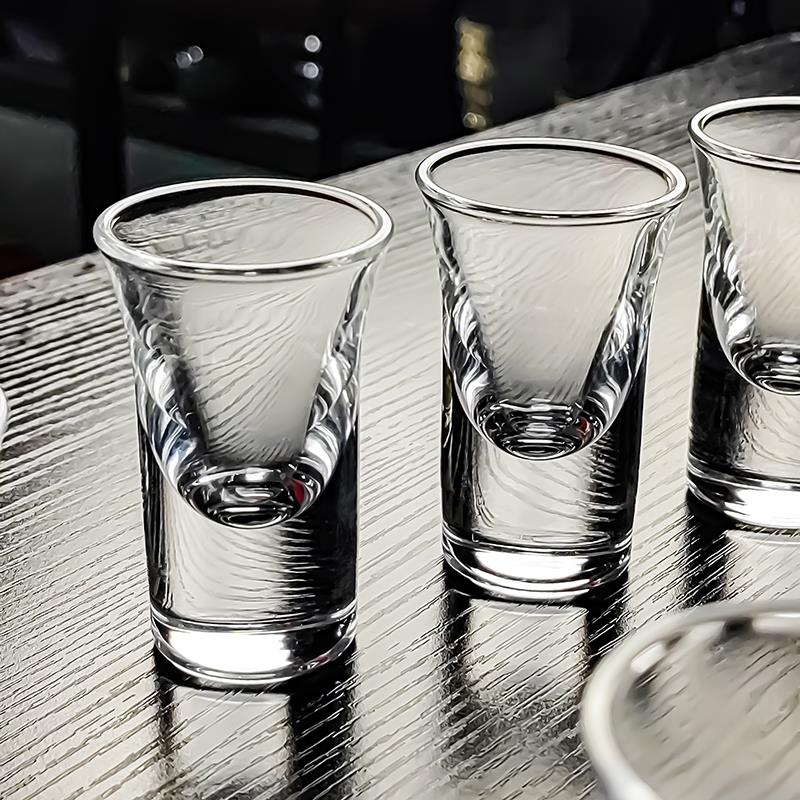水晶玻璃25ml毫升白酒杯五钱小酒杯精致轻奢高档家用半两高端5钱