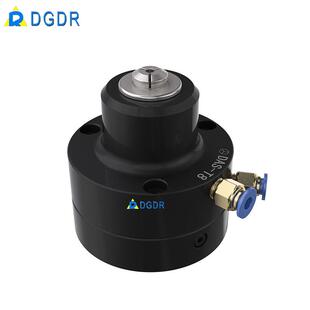 德锐卡盘DAS 气动夹头体积小通孔大防尘防水 T小型气动夹头固定式