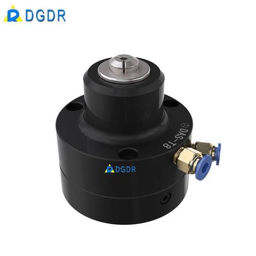 德锐卡盘DAS-T小型气动夹头固定式气动夹头体积小通孔大防尘防水