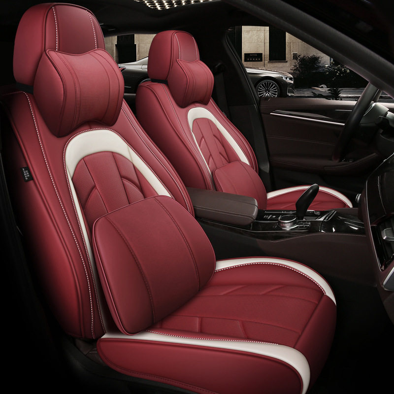 新汽车用改装饰配饰配件坐垫车内饰用品车上套饰座椅全包皮革座套