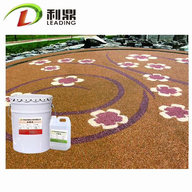 利鼎 彩石水磨石石米景观石子透明胶水鹅卵石彩石路面石头粘接剂