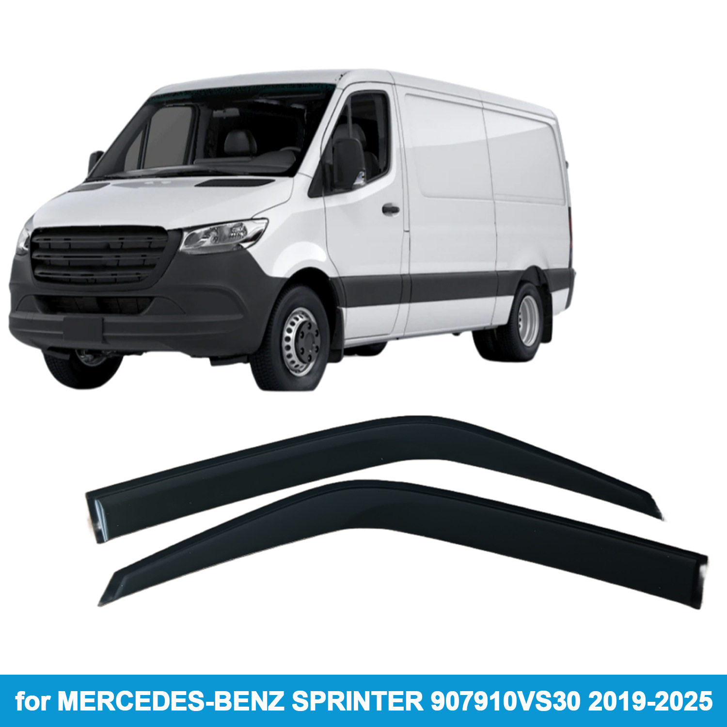 适用奔驰MERCEDES-BENZSprinter2019-2026晴雨挡侧窗导流板雨眉