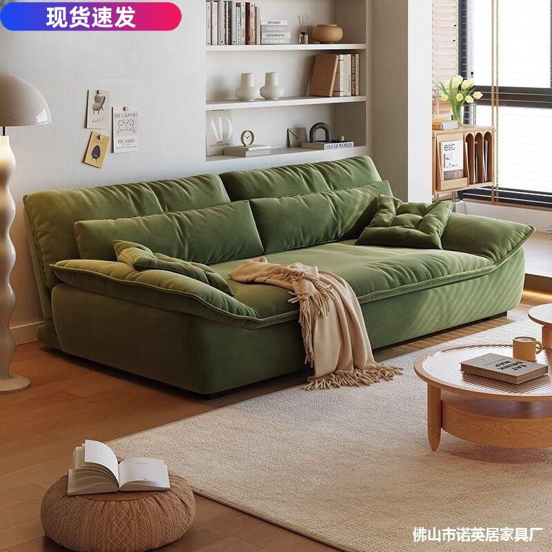 多功能帆船沙发床可折叠一体新款两用小户型书房奶油风布艺沙发床