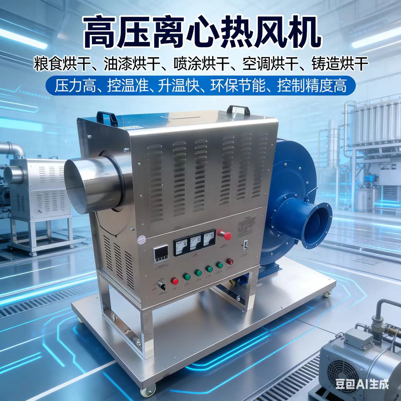 化肥干燥热风机24小时连续运行