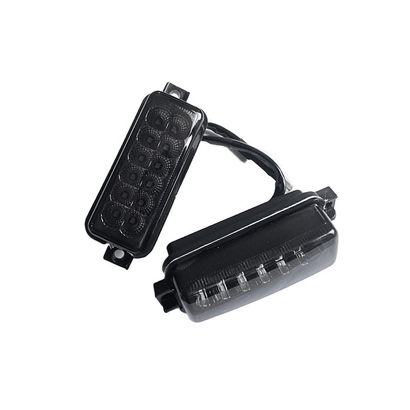 适用于吉姆尼jimny JB23系 LED尾灯 倒车灯 12灯高亮款透明熏黑