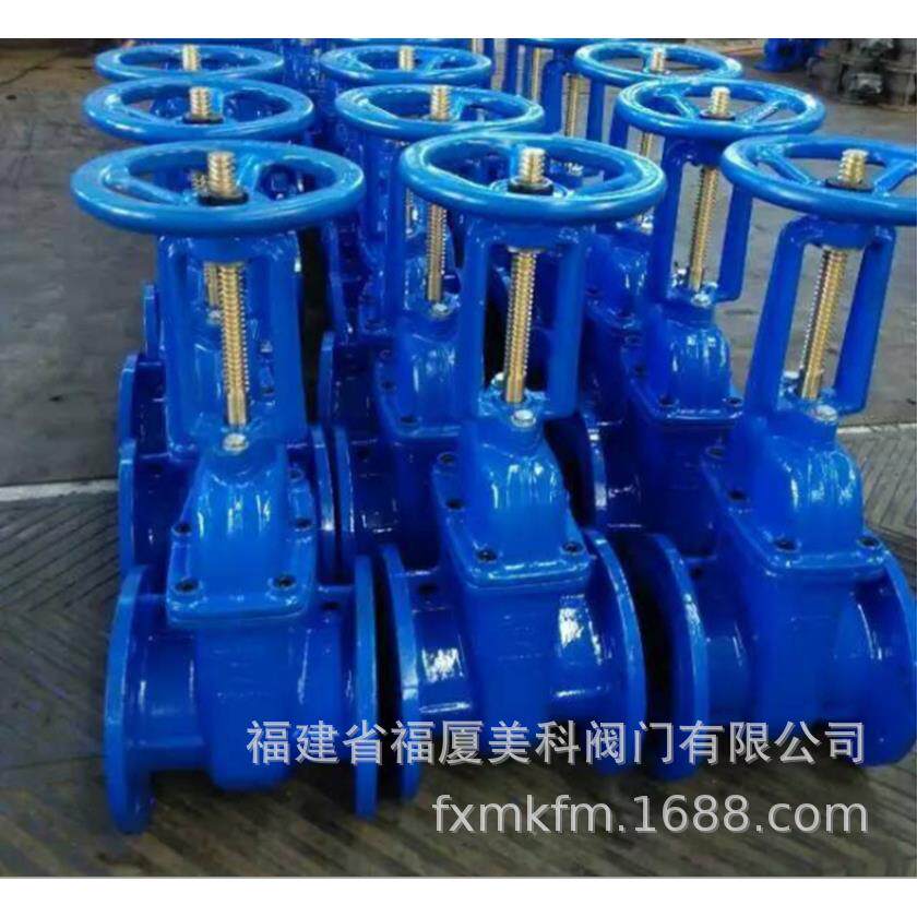 福厦美科硬密封明杆法兰闸阀防护闸阀Z41T-10/16QDN100150200