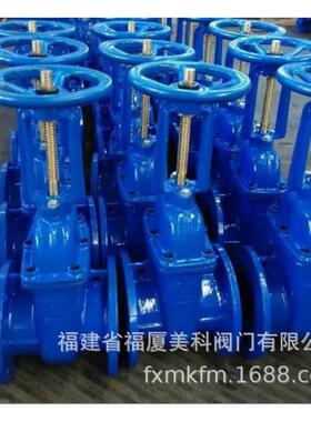 福厦美科硬密封明杆法兰闸阀防护闸阀Z41T-10/16QDN100150200