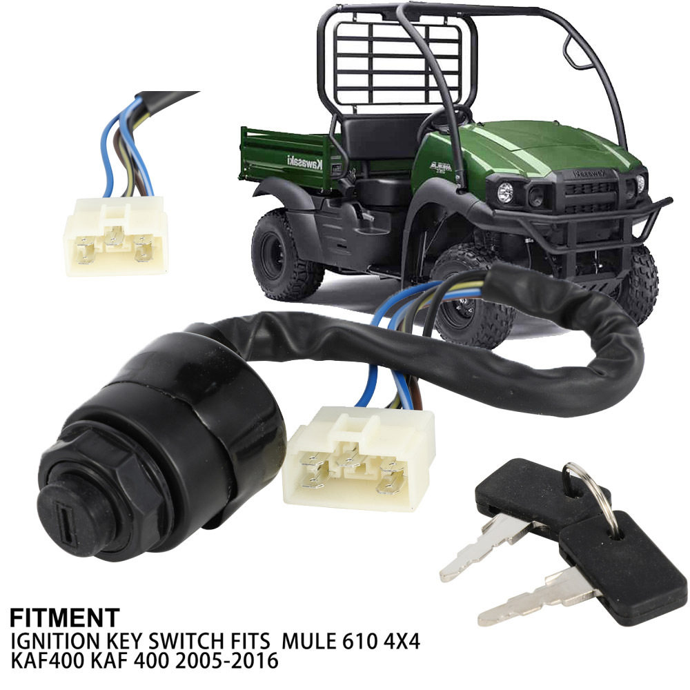 适用于 MULE 610 4X4 KAF400 2005-2016摩托车电门锁点火开关