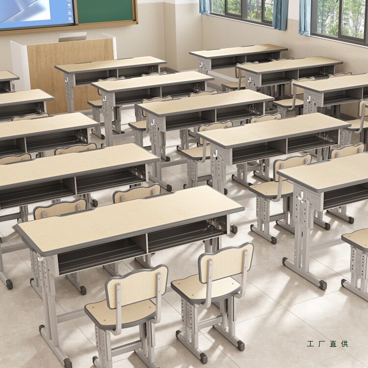 中小学生双人写字课桌椅
