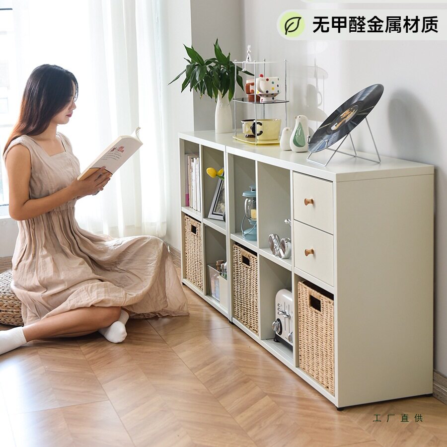 钢制8格自由组合落地书架