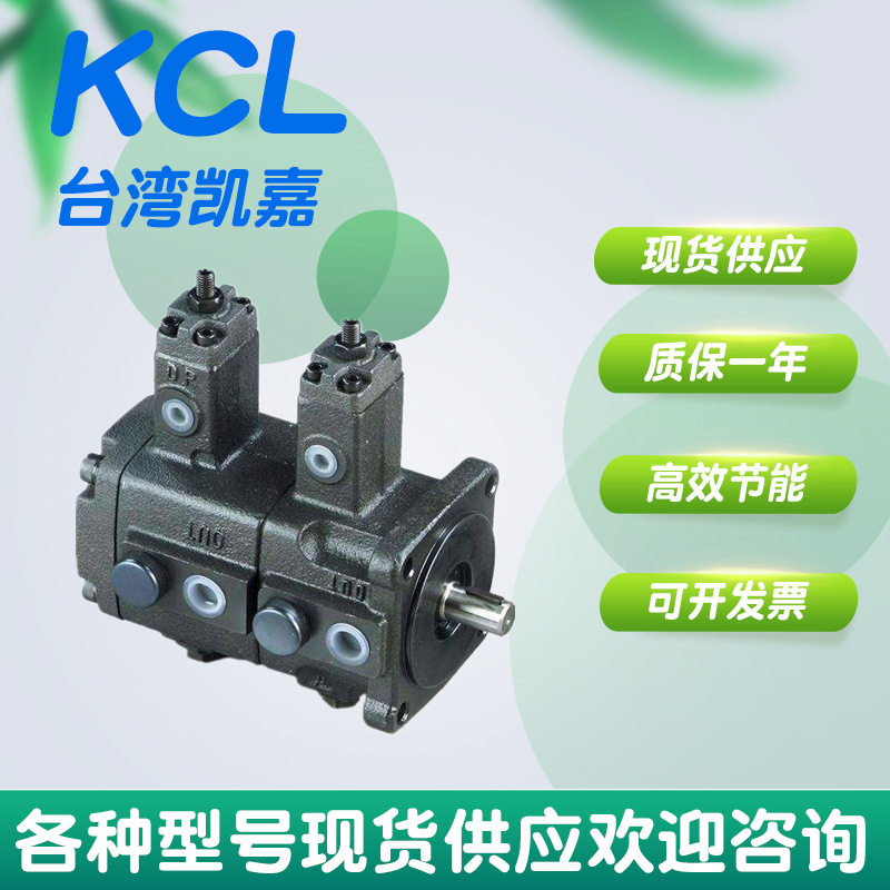 台湾凯嘉KCL 50T-07124720-F-R-01油压冲床 裁断机液压泵总成小型