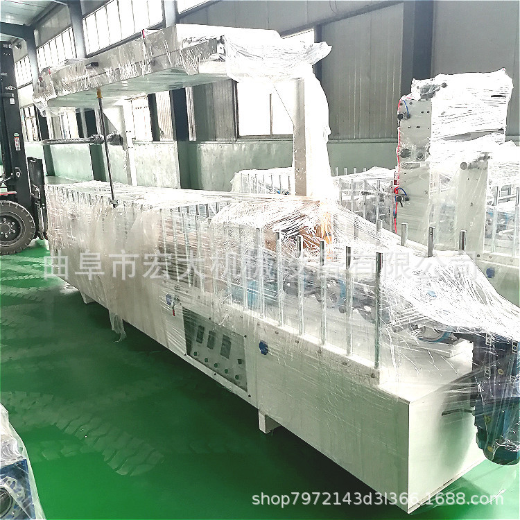 实木皮相框镜框包覆 300型线条格栅墙板冷贴滚胶包覆机