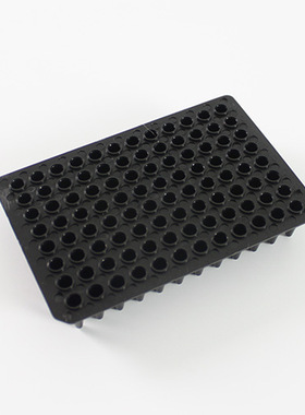 biosharp BS-PC96-E 96孔无裙边黑色PCR板 20块/包