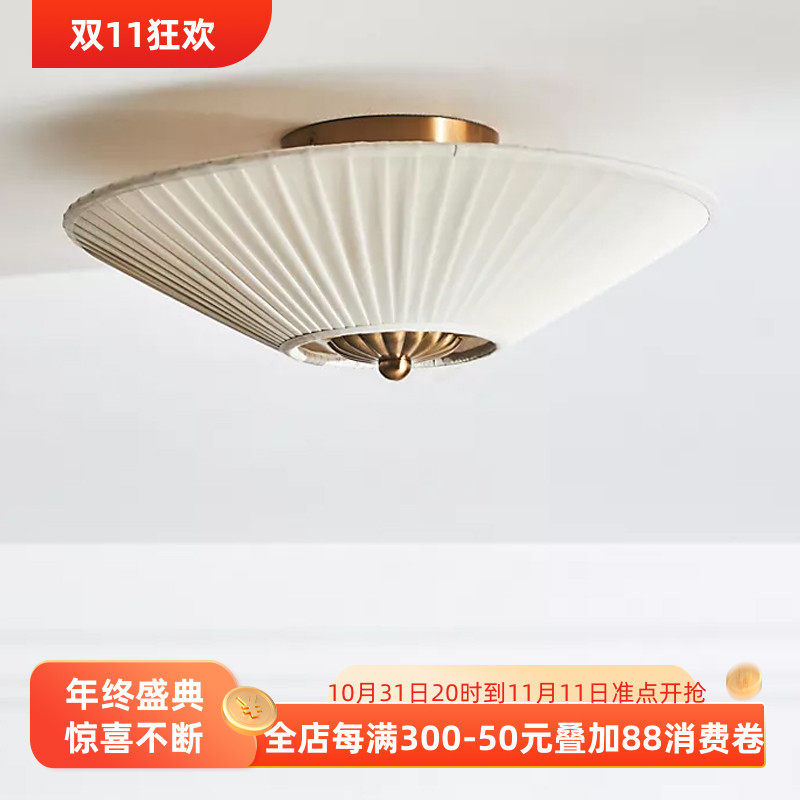 卧室吸顶灯简约大气法式创意个性复古美式玄关客厅餐厅儿童房