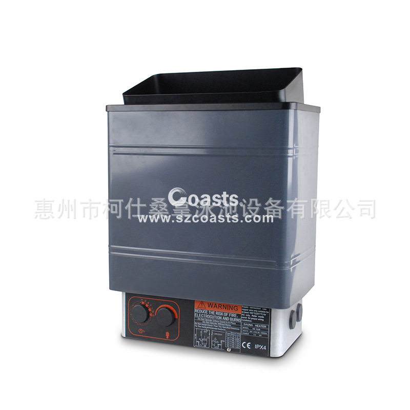 外控系列桑拿炉 壁挂式 炉体 与控制器分开安装的机型 功率3-9KW