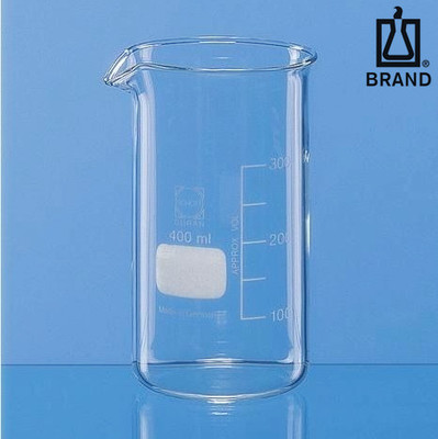 BRAND/普兰德烧杯高型有刻度材质Boro 3.3玻璃