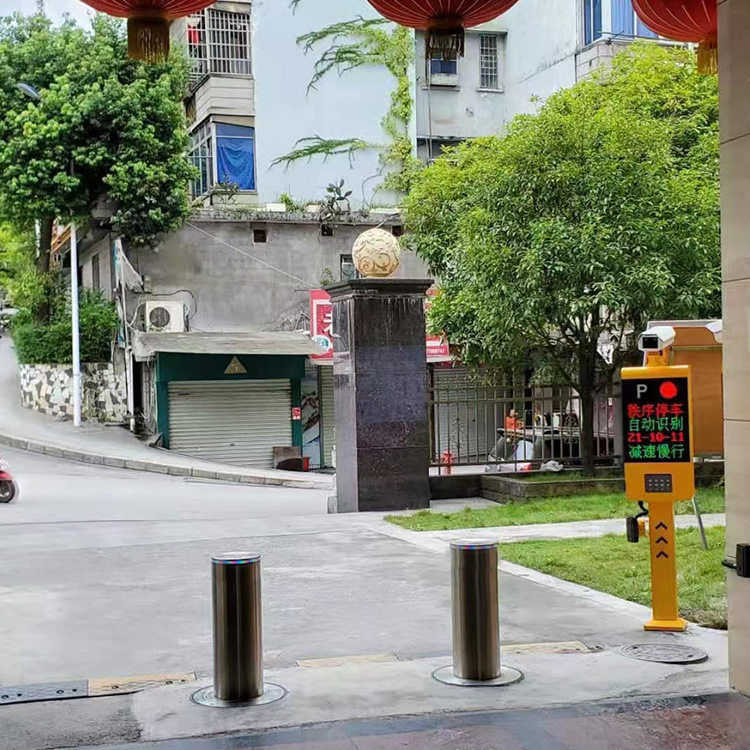 防撞升降柱 304不锈钢路障机设备 一体化液压升降