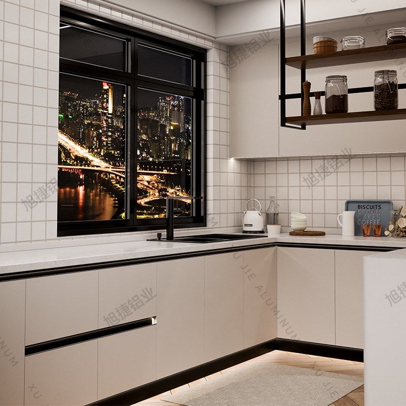 43款装灯岛台免拉手U型槽橱柜岩板台面悬浮铝合金C型隐形五金型材,基础建材,小拉手,淘宝优惠券,粉丝福利购,淘宝优惠卷