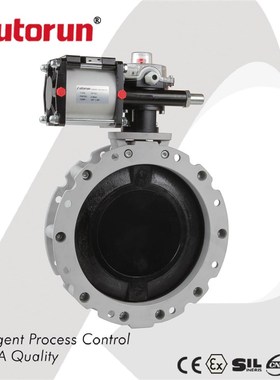 Autorun欧德隆气动水泥粉体蝶阀V1FS150+CP101+MIC23