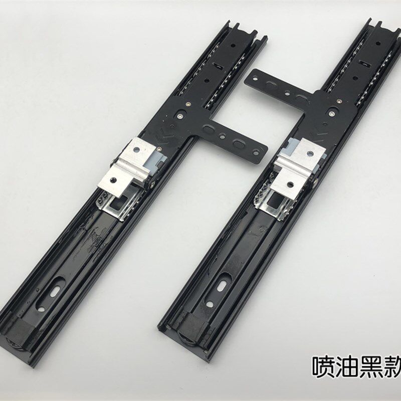 衣柜推拉镜滑轨导轨穿衣镜滑轨衣柜旋转镜子三节镜轨折叠镜支架