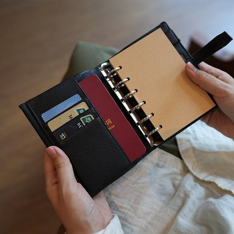 高级感软糯羊皮简约商务活页夹手账本真皮随身便携旅行记事笔记本,文具电教/文化用品/商务用品,手帐/日程本/计划本,淘宝优惠券,粉丝福利购,淘宝优惠卷