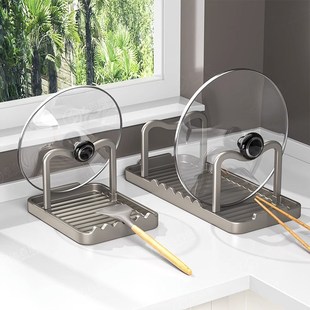 臻宏商贸锅盖置物架免打孔台面落地放菜板的收纳层架厨房多层一体