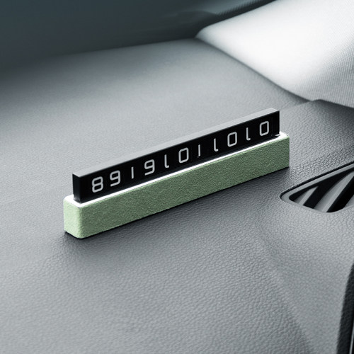 梵汐车载电话号码牌临时停车移车牌男女车内数字汽车内饰用品好物