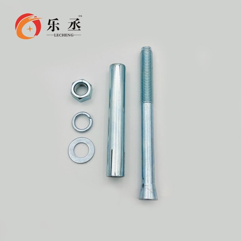 镀锌膨胀螺丝铁拉爆螺栓空调膨胀螺栓加长D外膨胀大全6M8M10M12M1