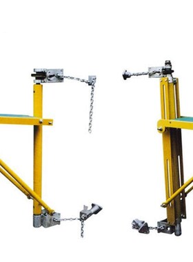 高压线路检修工作架不含扶手旋转升降台ZF010304柱上快装玻璃钢架