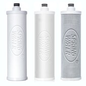 世纪丰源10寸快接式 滤芯饮水机净水器PP棉颗粒炭烧结活性炭3支装