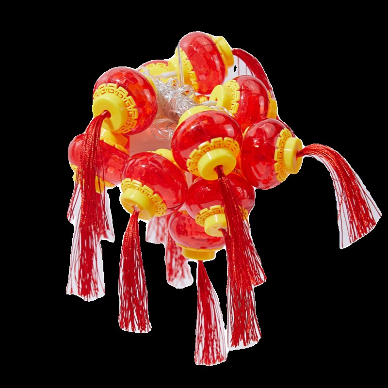 太阳能户外灯家用庭院灯网红小院过年装饰防水小灯笼串氛围灯带